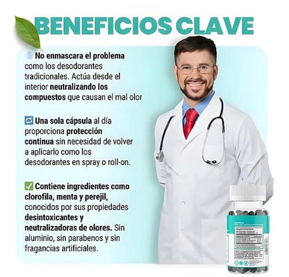 DEOS PREMIUM -DESODORANTE INTERNO 30 CAPSULAS